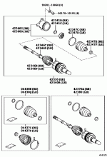 REAR AXLE SHAFT & HUB 1